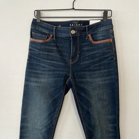 NWT WHBM Mid Rise Skinny Ankle Jeans 2R - Picture 6 of 16